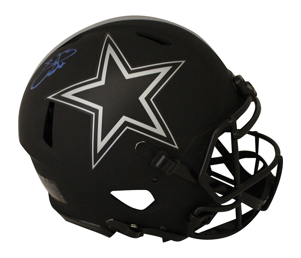 Emmitt Smith Signed Dallas Cowboys Authentic Eclipse Full Size Helmet (BAS)