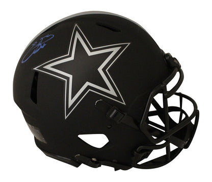 Emmitt Smith Signed Dallas Cowboys Authentic Eclipse Full Size Helmet (BAS)