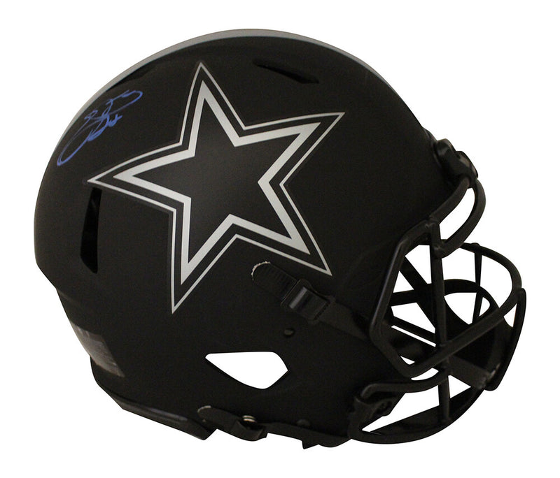 Emmitt Smith Signed Dallas Cowboys Authentic Eclipse Full Size Helmet (BAS)