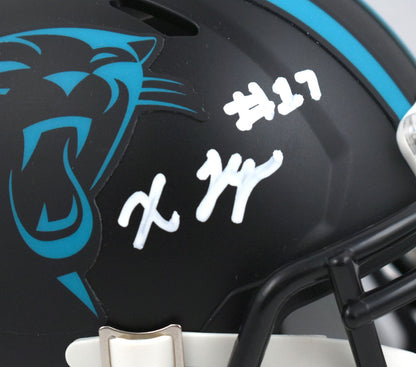 Xavier Legette Signed Carolina Panthers Alternate Mini Helmet