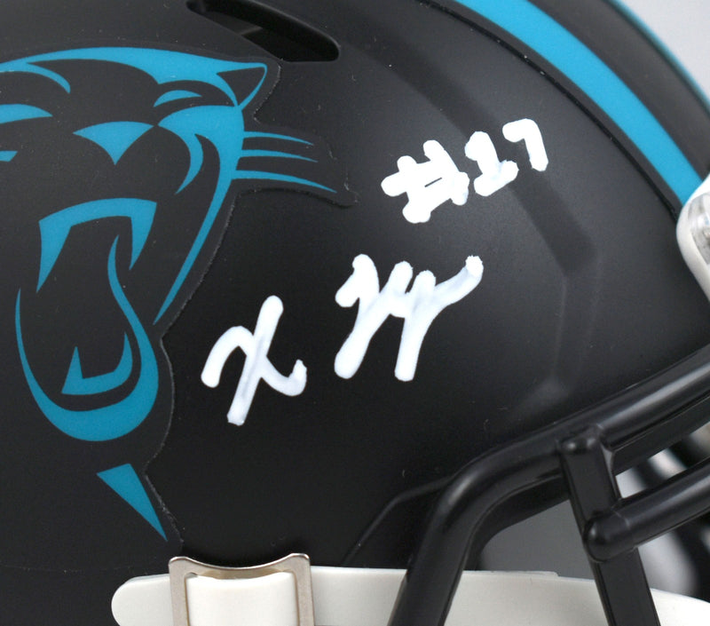 Xavier Legette Signed Carolina Panthers Alternate Mini Helmet