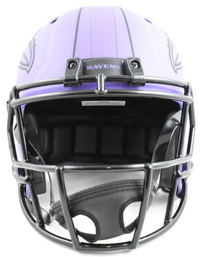 Ray Lewis Signed Baltimore Ravens Full Size Rave Speed Helmet