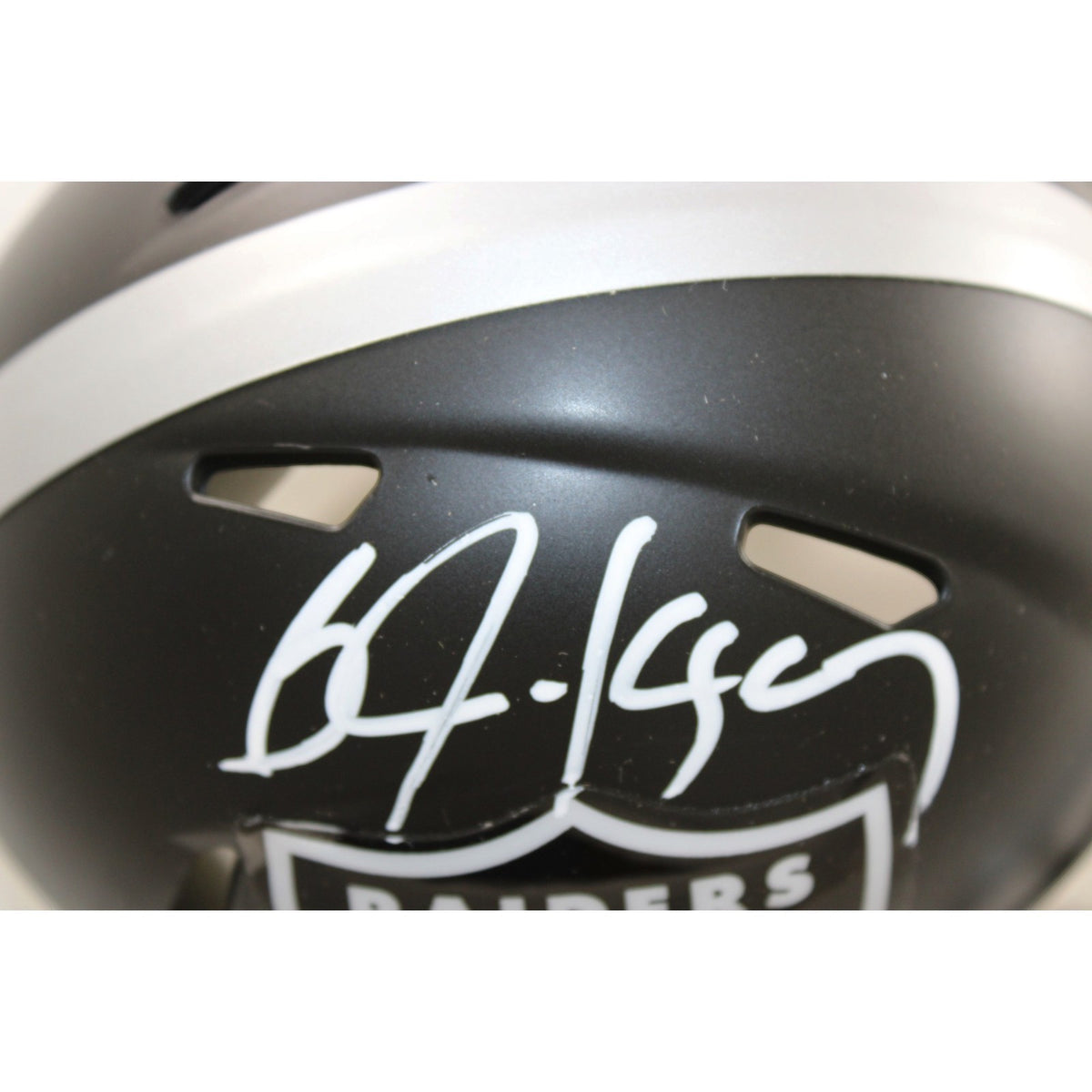 Bo Jackson Autographed Las Vegas Raiders Blaze Mini Helmet