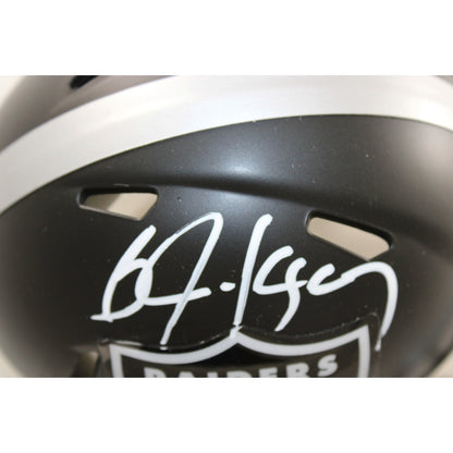 Bo Jackson Autographed Las Vegas Raiders Blaze Mini Helmet