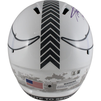Adrian Peterson Autographed Minnesota Vikings 2024 STS Full Size Helmet