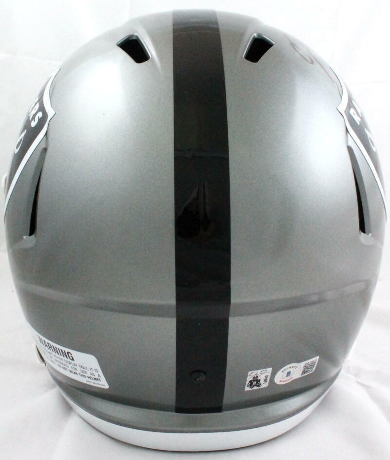 Josh Jacobs Signed Las Vegas Raiders Full Size Flash Speed Helmet