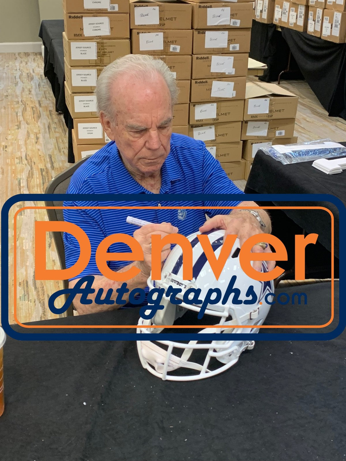 Roger Staubach Signed Dallas Cowboys Full Size 2022 Alternate Helmet