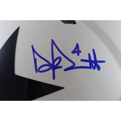Dak Prescott Signed Dallas Cowboys Authentic Throwback Full Size Helmet