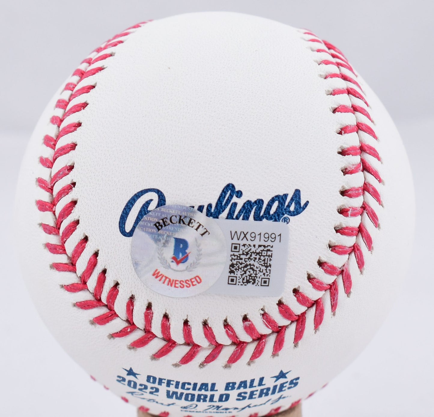 Kyle Tucker Signed 2022 World Series Rawlings Baseball - WS Champs Insc