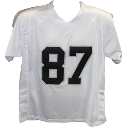 Michael Mayer Autographed Pro Style White Jersey (Beckett COA)
