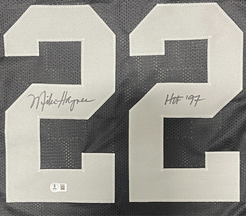 Mike Haynes Signed Raiders Custom Jersey (HOF 97) Beckett BAS COA