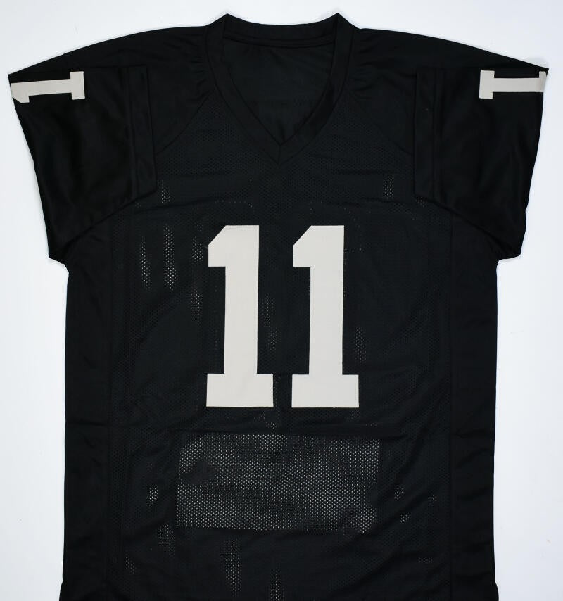 Sebastian Janikowski Signed Black Custom Football Jersey