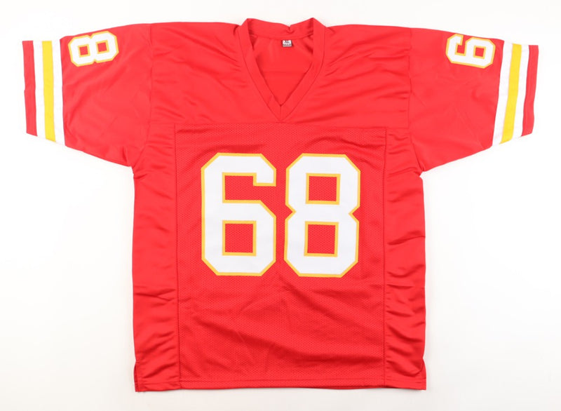 Will Shields Autographed Kansas City Chiefs Red Custom Jersey