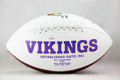 Daunte Culpepper Autographed Minnesota Vikings Black Logo Football