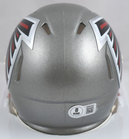 Deion Sanders Signed Atlanta Falcons Flash Speed Mini Helmet