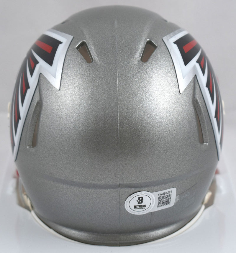 Deion Sanders Signed Atlanta Falcons Flash Speed Mini Helmet