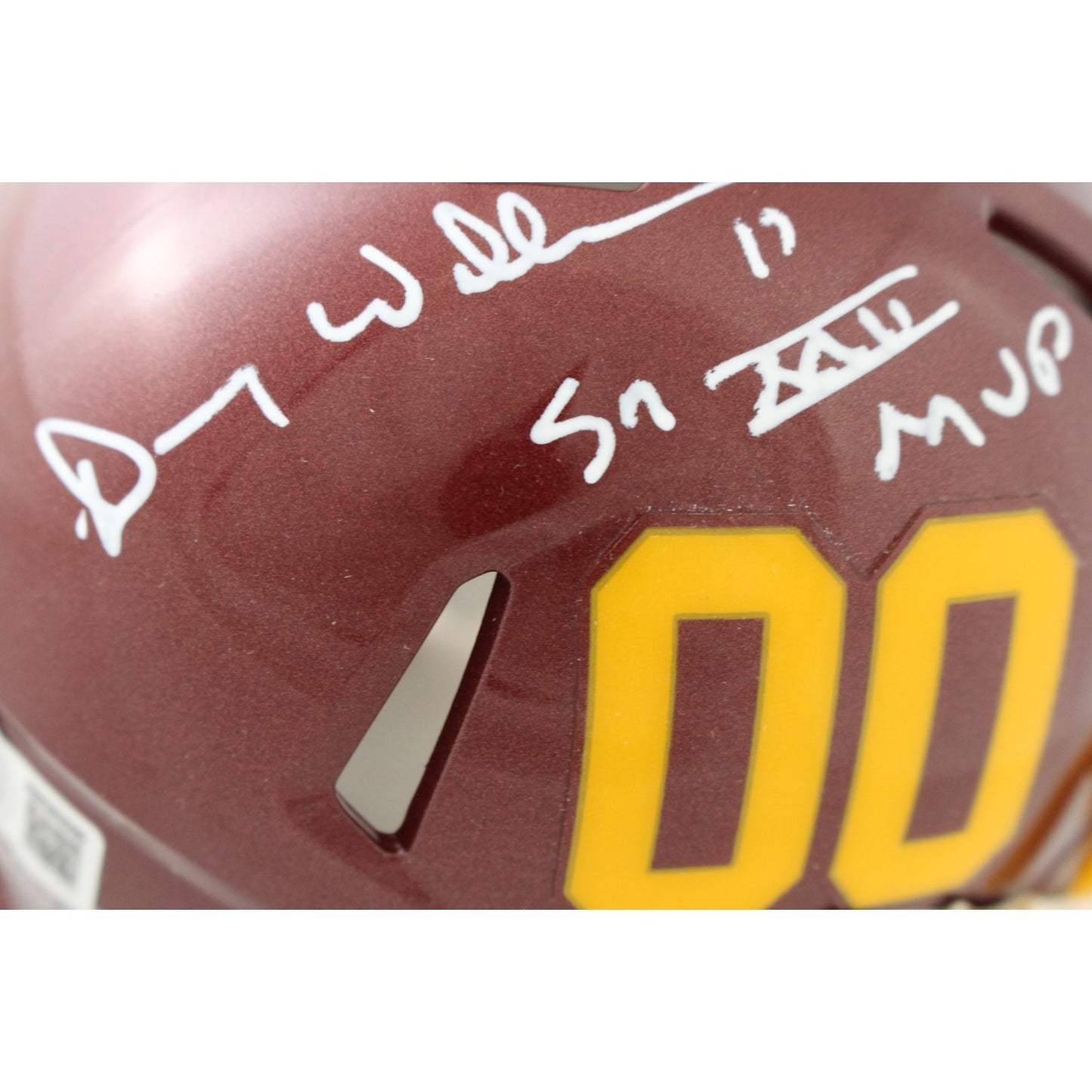 Doug Williams Signed Washington Football Team Mini Helmet (SB MVP Inscription)