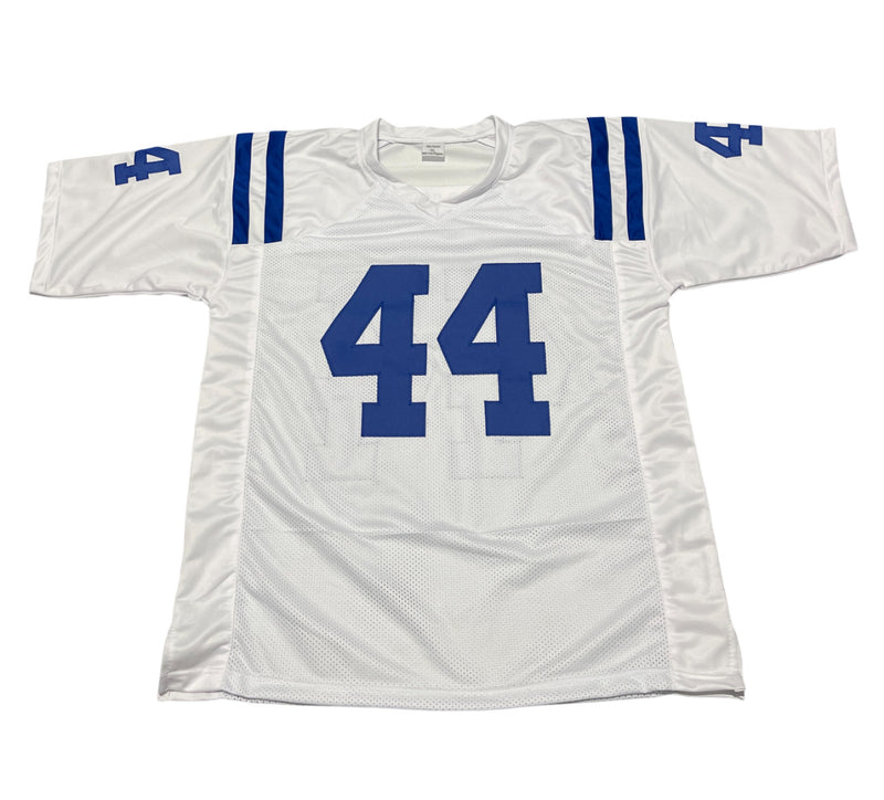 Zaire Franklin Autographed Indianapolis Colts Custom Jersey (Beckett Witness)