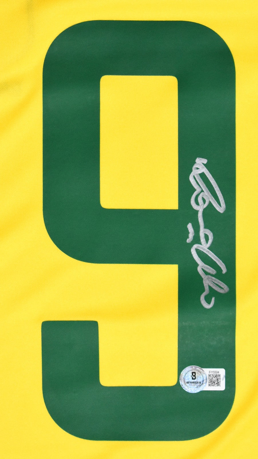 Ronaldo Signed Brazil National Team Home Jersey