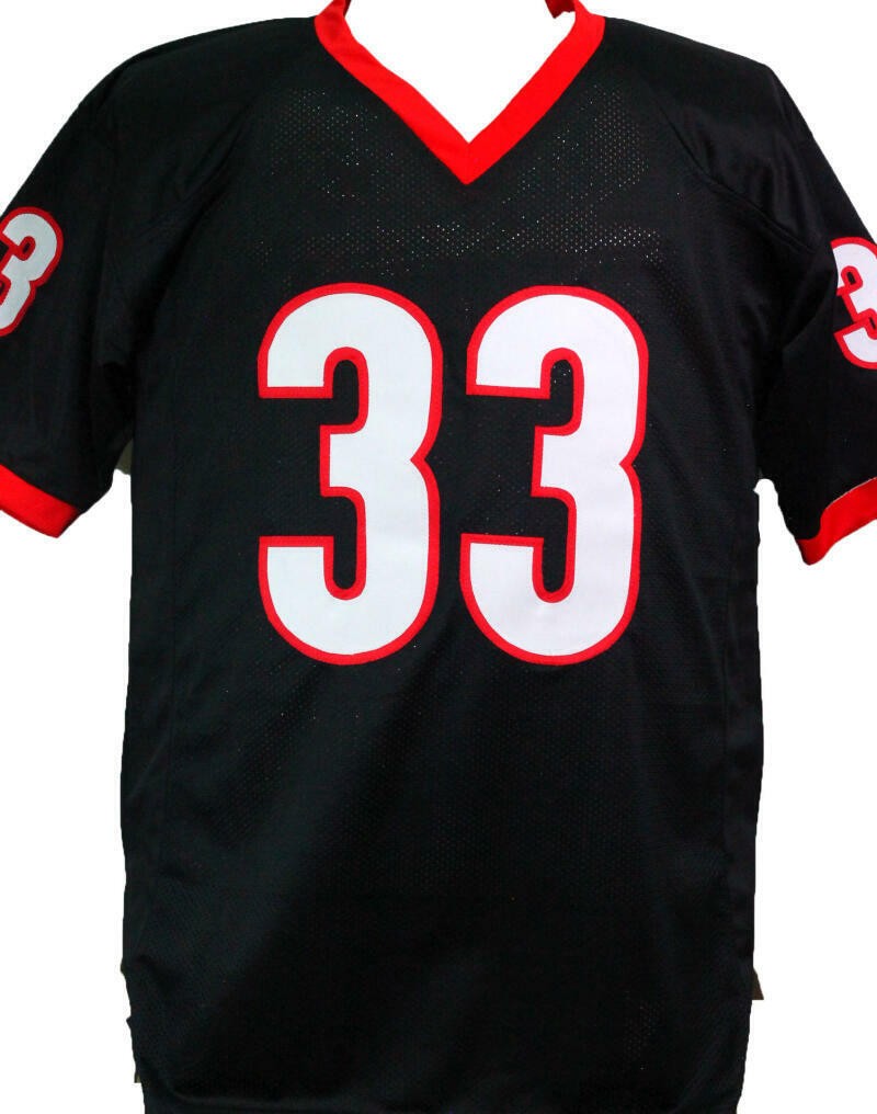 Terrell Davis Autographed Georgia Bulldogs Custom Jersey