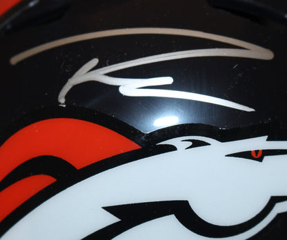 Russell Wilson Autographed Denver Broncos Speed Mini Helmet