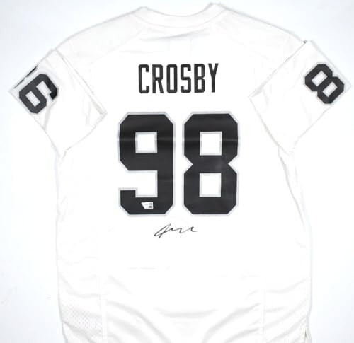 Maxx Crosby Autographed Las Vegas Raiders White Nike Jersey