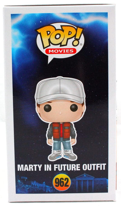 Michael J. Fox Signed Marty McFly Funko Pop Figurine #962