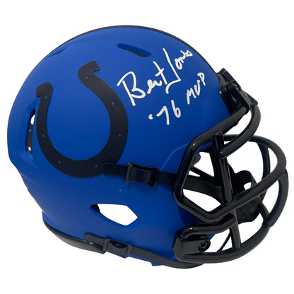 Bert Jones Signed Indianapolis Colts Rave Mini Helmet '76 MVP BAS COA
