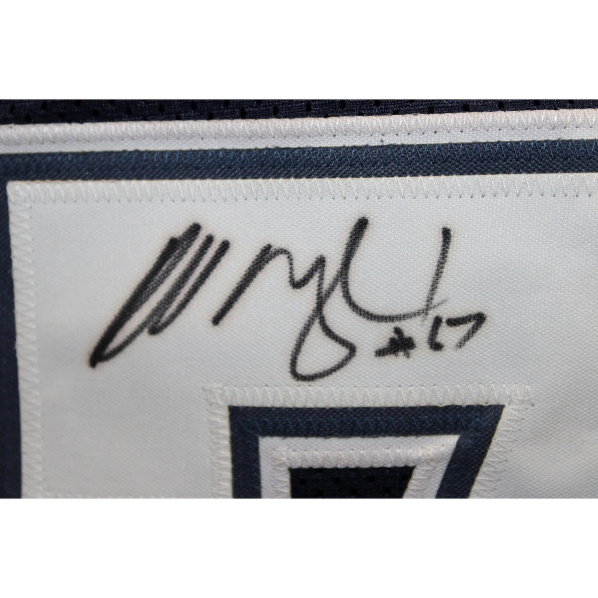 Russell Maryland Signed Blue Pro Style Jersey