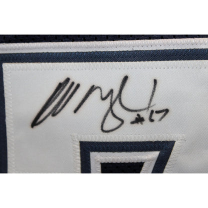 Russell Maryland Signed Blue Pro Style Jersey