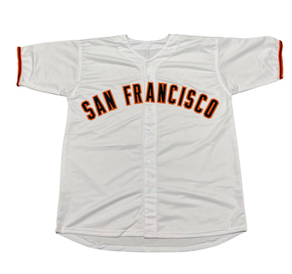 Juan Marichal San Francisco Giants Signed Custom White Jersey (Beckett COA)