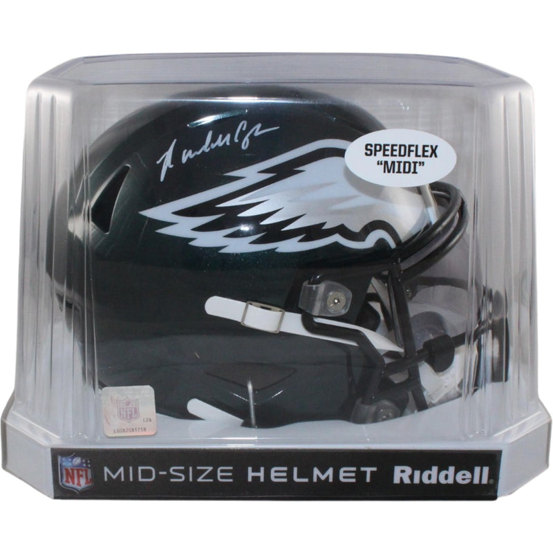 Randall Cunningham Signed Philadelphia Eagles Mid-Size Midi Helmet