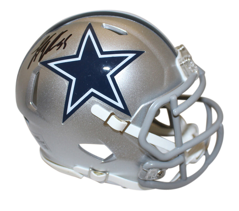 Leighton Vander Esch Signed Dallas Cowboys Speed Mini Helmet