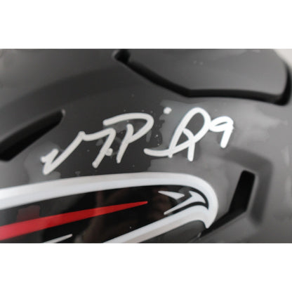 Michael Penix Autographed Atlanta Falcons Mid-Size Midi Helmet