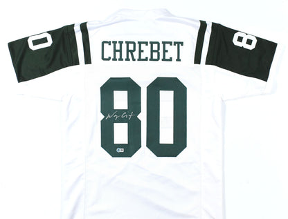 Wayne Chrebet Autographed New York Jets White Custom Jersey
