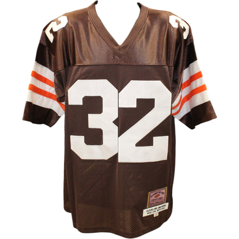 Jim Brown Signed Cleveland Browns Players of the Century Jersey (HOF)