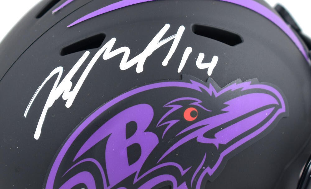 Kyle Hamilton Signed Baltimore Ravens Eclipse Mini Helmet