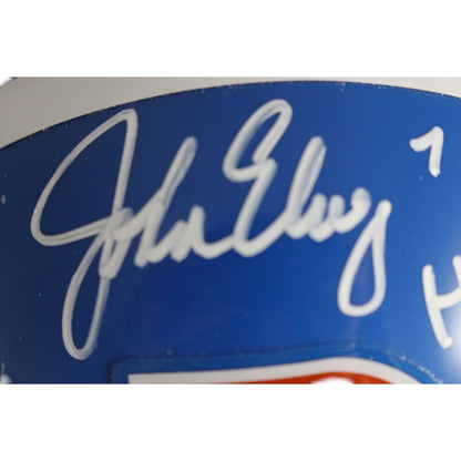 John Elway Denver Broncos Riddell VSR4 Throwback Mini Helmet