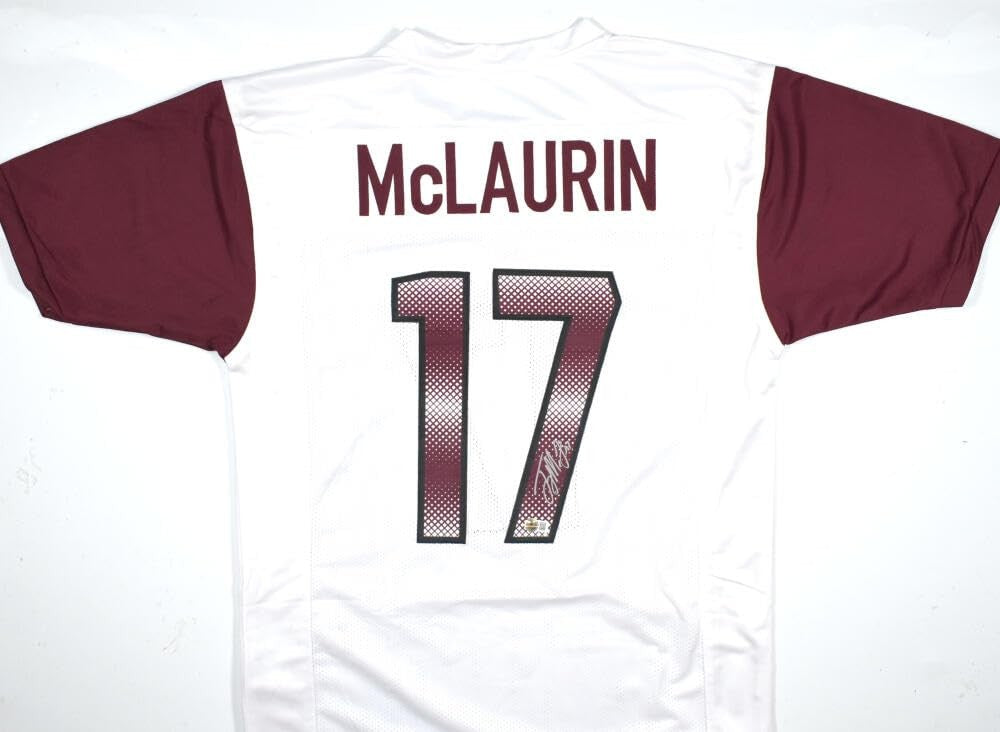 Terry McLaurin Signed Washington Commanders Custom White Jersey