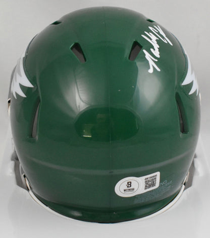 Randall Cunningham Signed Philadelphia Eagles 1974-95 Throwback Mini Helmet