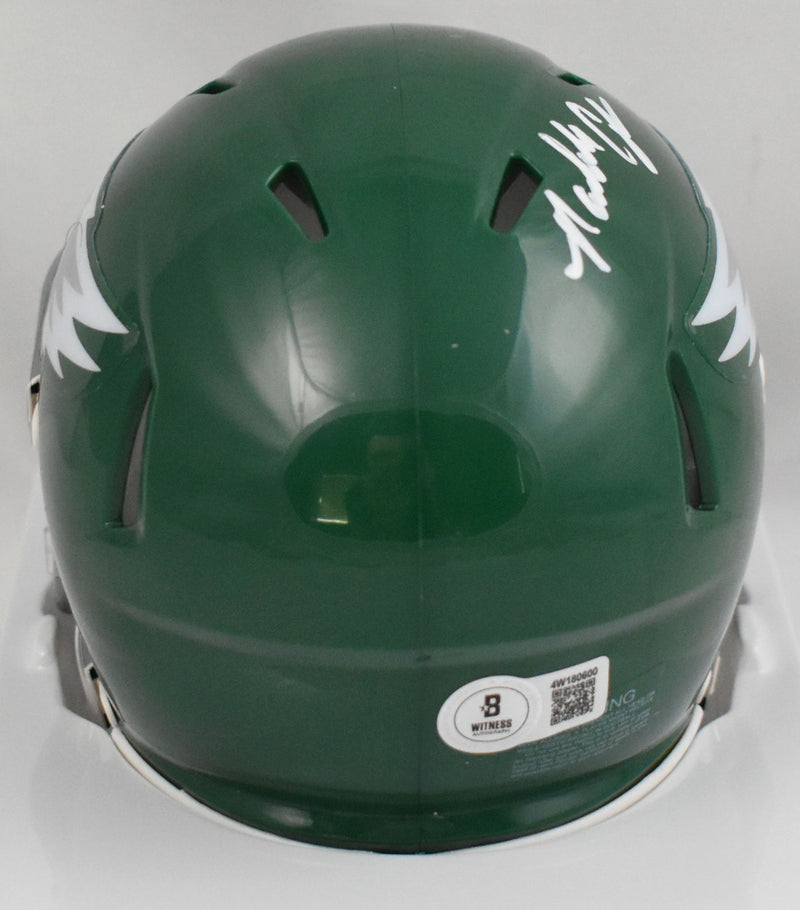 Randall Cunningham Signed Philadelphia Eagles 1974-95 Throwback Mini Helmet