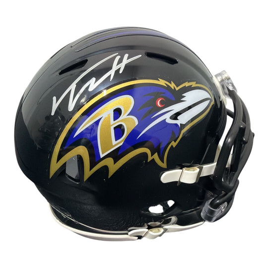 Trey Hendrickson Signed Baltimore Ravens Speed Mini Helmet