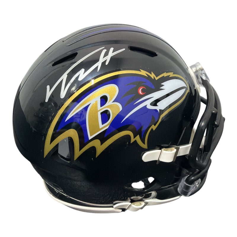 Trey Hendrickson Signed Baltimore Ravens Speed Mini Helmet