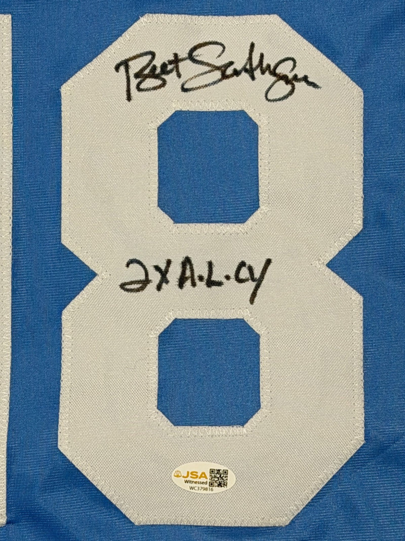 Bret Saberhagen Signed Kansas City Royals Custom Jersey (2x AL CY)