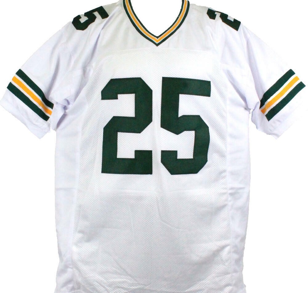 Dorsey Levens Signed Green Bay Packers White Custom Jersey "SB Champs"