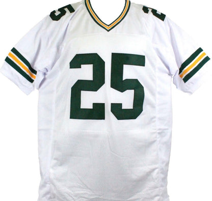 Dorsey Levens Signed Green Bay Packers White Custom Jersey "SB Champs"