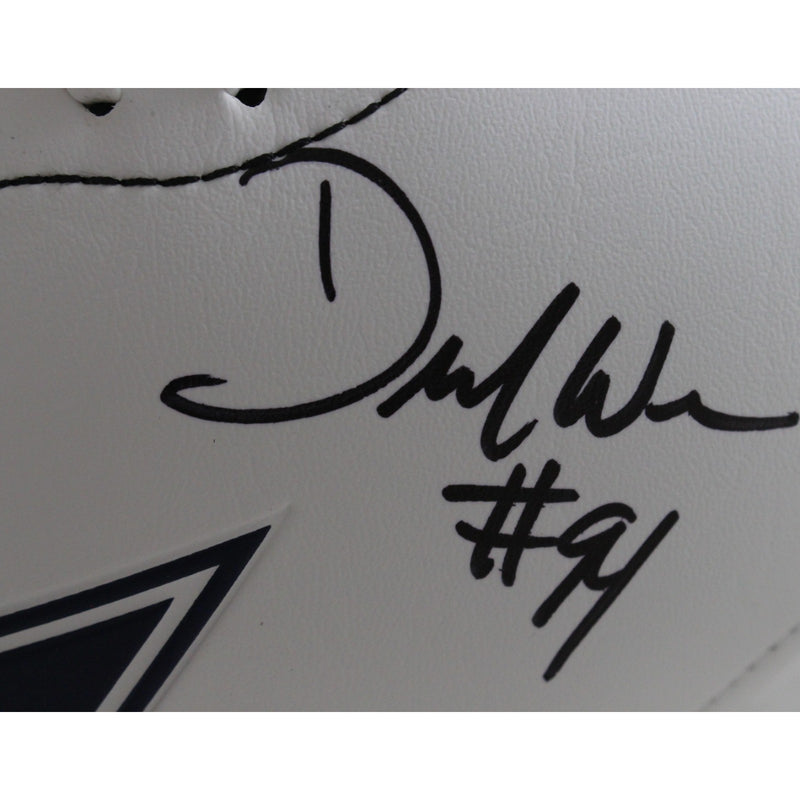 Demarcus Ware Autographed Dallas Cowboys Logo Football