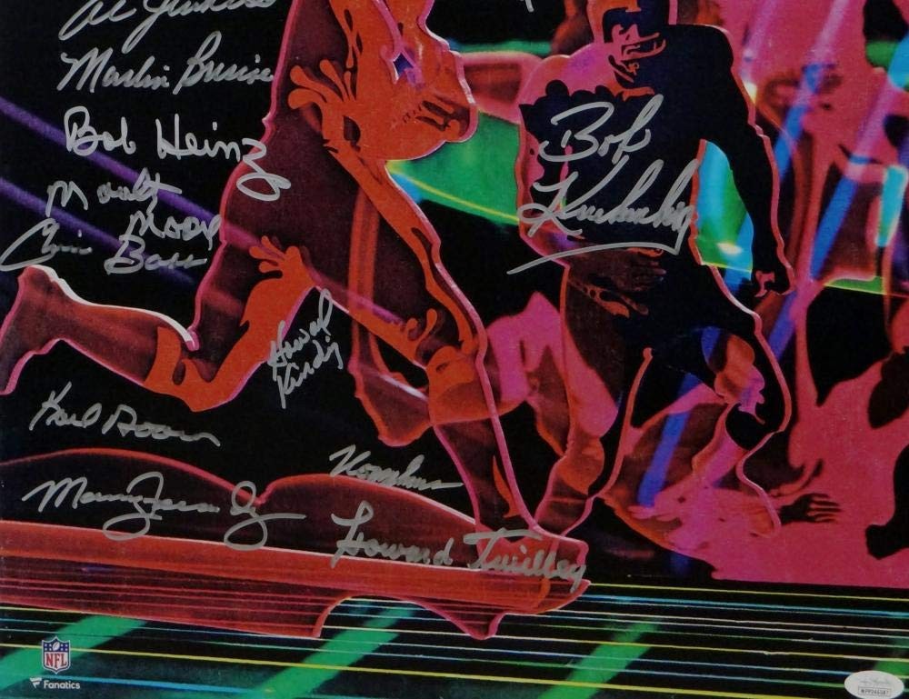 1972 Miami Dolphins Multi-Signed Super Bowl VII 16x20 Photo (20 Sigs)