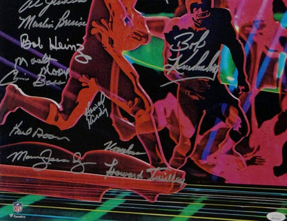 1972 Miami Dolphins Multi-Signed Super Bowl VII 16x20 Photo (20 Sigs)