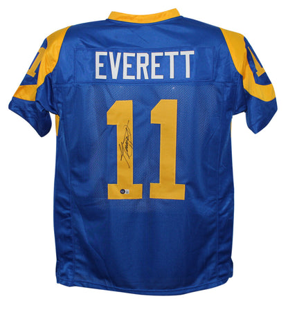 Jim Everett Signed Los Angeles Rams Pro Style Jersey (Beckett BAS)